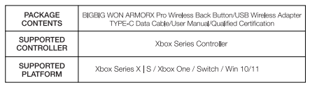 BIGBIG-WON-ARMOR-X-Pro-Botón Inalámbrico-Para-Xbox-Series-XIS-Controller-fig-10