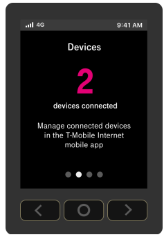 Guía del usuario de la puerta de enlace a Internet doméstica 5G T-Mobile KVD21 - Visualización de los dispositivos conectados