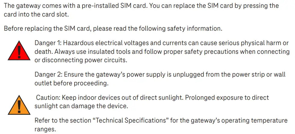 T-Mobile KVD21 5G Home Internet Gateway Guía del usuario - Sustitución de la tarjeta SIM