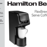 Hamilton Beach 49979 FlexBrew Cafetera Monodosis Manual de Usuario