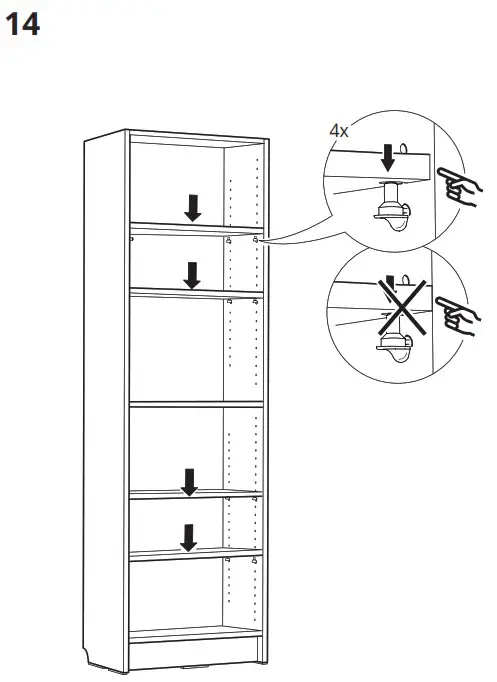 IKEA BILLY Librería - Descripción general 18