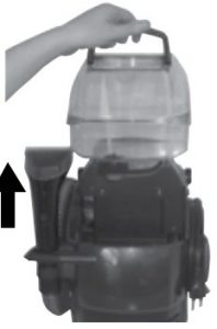 Instrucciones de llenado del depósito de agua