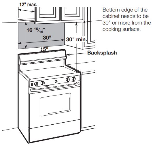 SAMSUNG ME21R7051SS Gama Horno Microondas Manual de instrucciones - ESPACIO DE MONTAJE