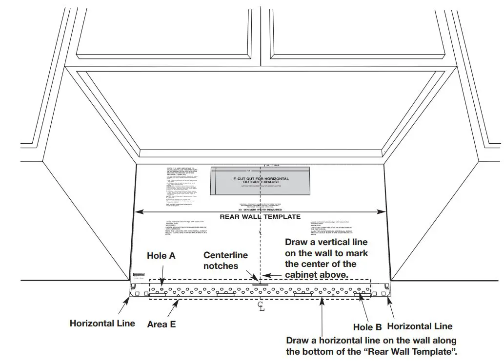 Manual de instrucciones del horno microondas SAMSUNG ME21R7051SS - ALINEACIÓN DE LA PLACA DE PARED