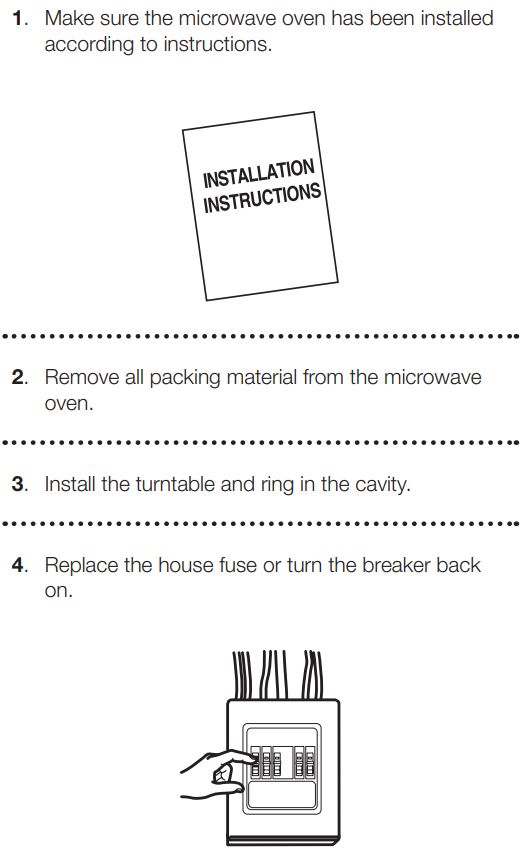 Manual de instrucciones del horno microondas SAMSUNG ME21R7051SS - ANTES DE UTILIZAR SU MICROONDAS