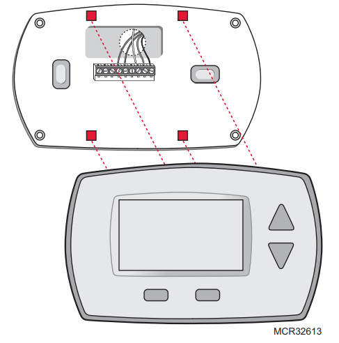 Termostato digital no programable Honeywell RTHL3550-Instalar termostato