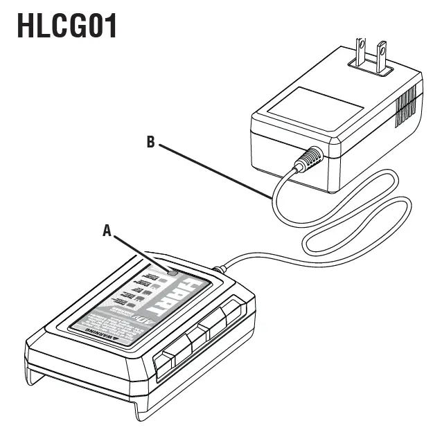 HART HLCG01 Cargador de baterías de iones de litio de 40 V FIG 4