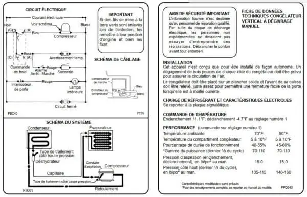 Frigidaire Congelador Vertical Manual Notas 2