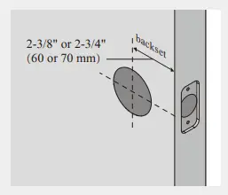 Dimensiones de la cerradura de cerrojo de entrada sin llave orangeIOT2