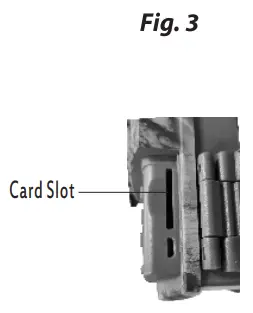 Insertar la tarjeta SD