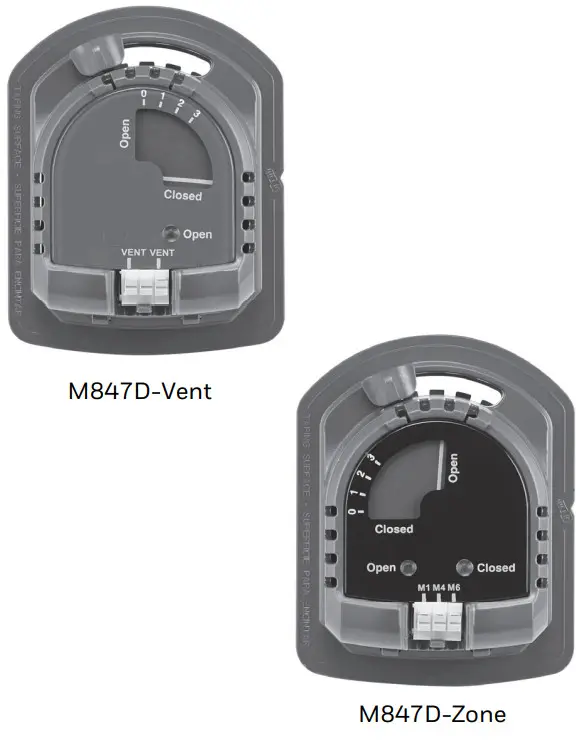 Actuador de compuerta de accionamiento directo Honeywell TrueZone