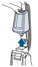 Bissell Powerforce Powerbrush Instrucciones para mascotas - Retire el depósito de agua limpia levantándolo hacia arriba y alejándolo de la máquina.