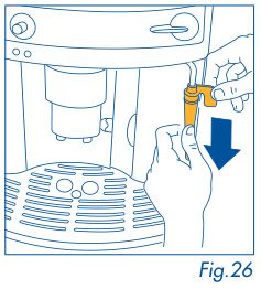 DeLonghi Magnifica - Extraer el vaporizador de la salida de vapor