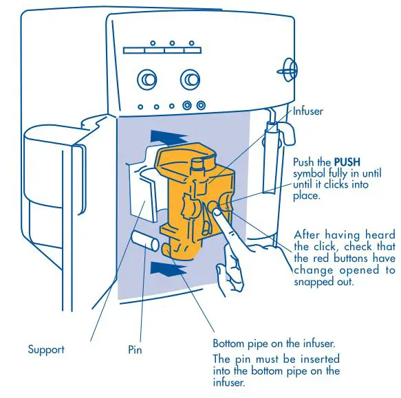 DeLonghi Magnifica - LIMPIEZA DEL INFUSOR