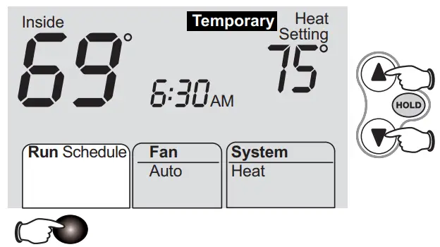 Honeywell FocusPRO 6000 Series Programmable - Programa.