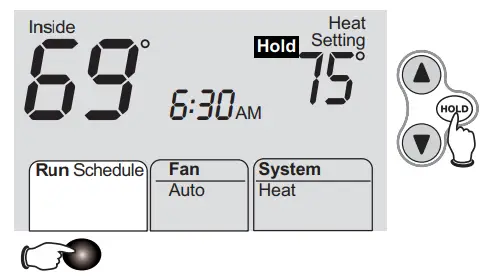 Honeywell FocusPRO Serie 6000 Programable -hold