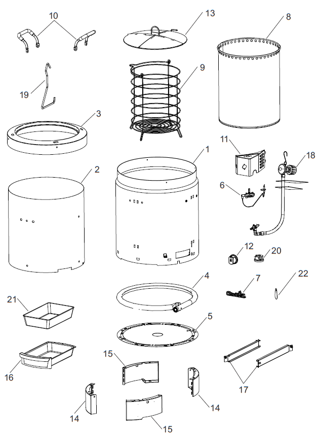 DIAGRAMA DE PIEZAS