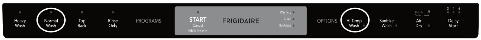 Lavavajillas FRIGIDAIRE - Consejo de secado