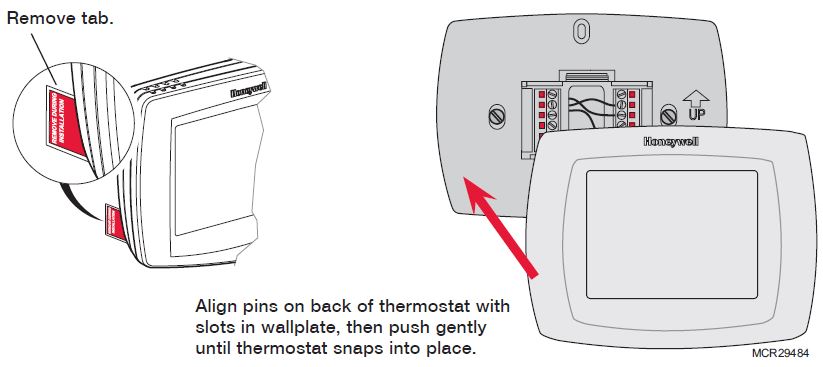 Termostato WiFi Honeywell VisionPRO Serie TH8000-6