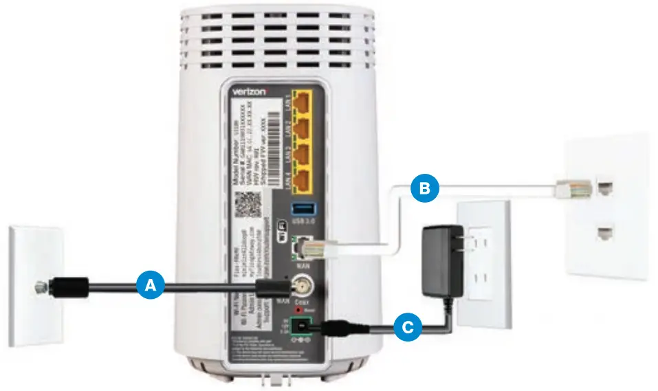 Instalación del router Fios de Verizon -qcables