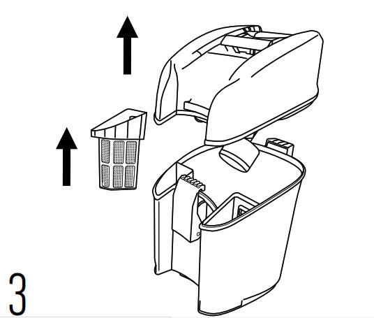 Limpiador de Alfombras HOOVER Dual Power MAX PET - Desbloquee la tapa para extraerlo