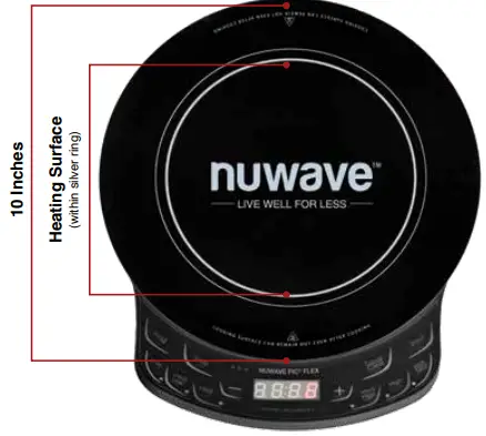 NuWave PIC Flex Placa de Inducción de Precisión-FIG1