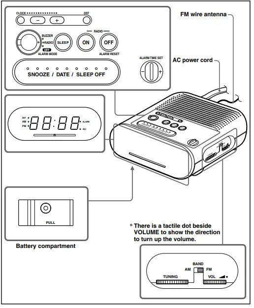 Máquina de sueños Sony ICF-C218 - 2