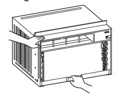 LG Air Conditioner Owner's Manual - Deslice la unidad desde el gabinete