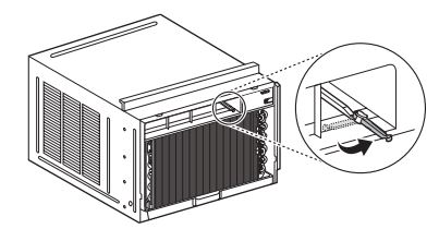 Manual del usuario del aire acondicionado LG - Despliegue la palanca de control de ventilación situada a la izquierda del panel de control.