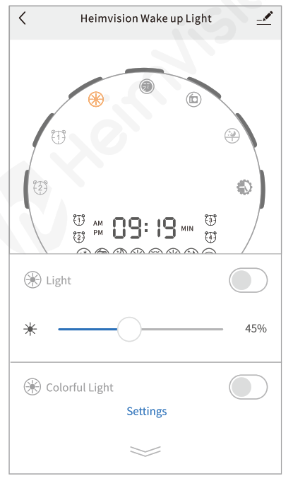 HeimVision Smart Wake-up Light - despertar