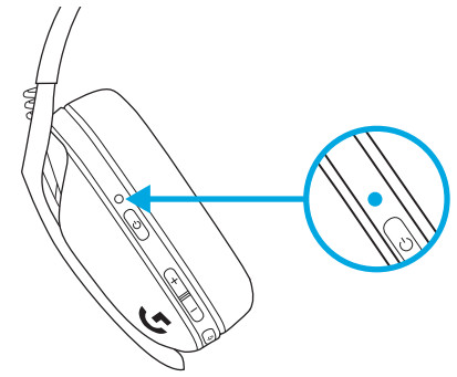 logitech G435 Wireless Gaming Headset - conectado