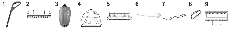 Bissell 1770, 1970, 2080, 2090 Series QuickSteamer Guía del usuario - QuickSteamer PowerBrush