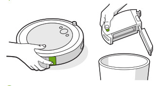 iRobot Roomba Aspirador i3 - Sensores de papelera