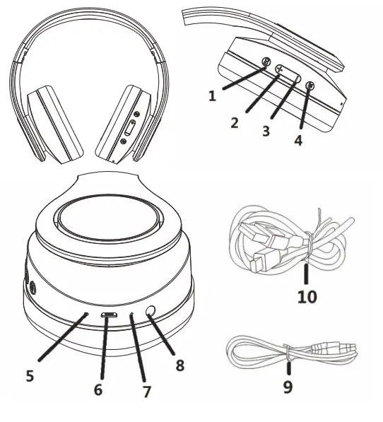 POLLINI-TP-19-Bluetooth-Auriculares inalámbricos-1