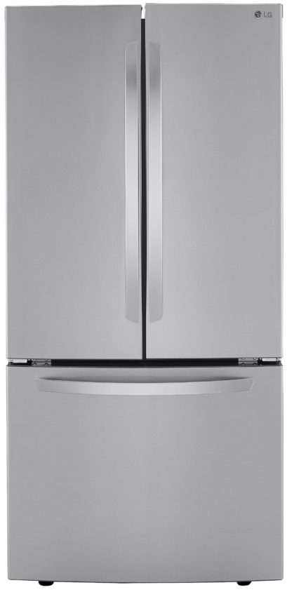 Refrigerador LG de 3 puertas con puertas francesas LRFCS25D3S -