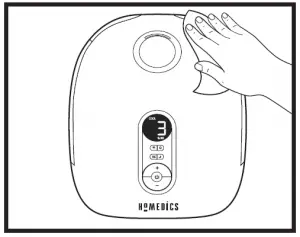 Homedics UHE-WM350 Total Comfort Ultrasonic Humidifier Warm and Cool Mist Manual de instrucciones e información sobre la garantía