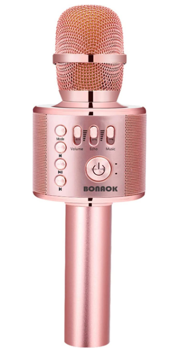 BONAOK Micrófono Karaoke Inalámbrico Bluetooth