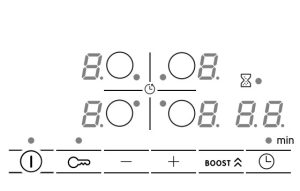 BOSCH PU BB Placa de inducción - Panel de mandos