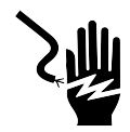 Manual del propietario de la lavadora de carga frontal Whirlpool - Icono de peligro de descarga eléctrica