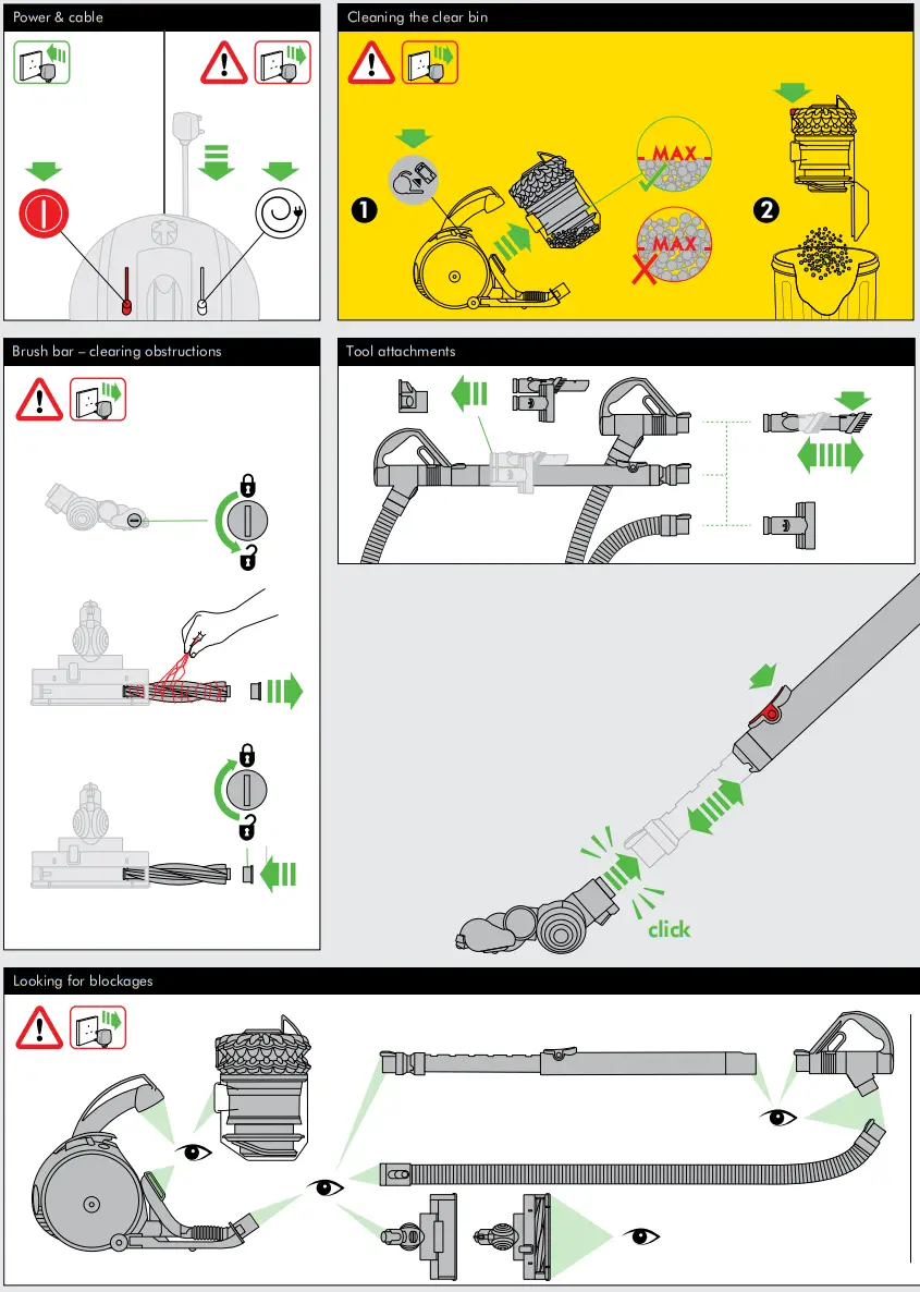 dyson DC54 Cinetic Multi Floor Aspirador cilíndrico - Fig 1