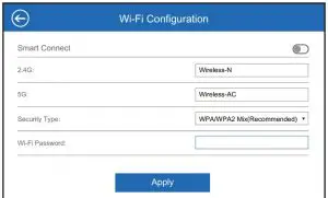 FIG 14 Configuración Wi-Fi