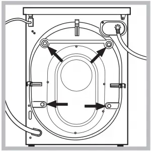 INDESIT-Washing-Machine-diagram, engineering-drawing