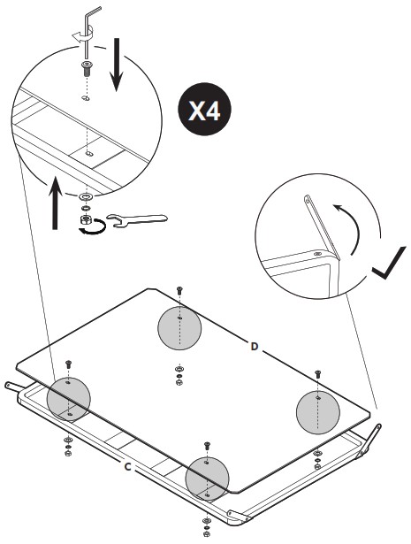 DAVINCI M7398 Jenny Lind - INSTRUCCIONES DE MONTAJE 6