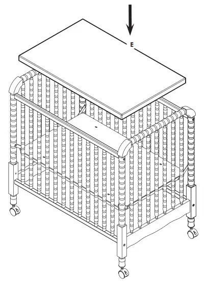 DAVINCI M7398 Jenny Lind - INSTRUCCIONES DE MONTAJE 17