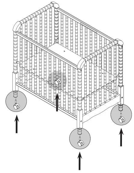 DAVINCI M7398 Jenny Lind - INSTRUCCIONES DE MONTAJE 16