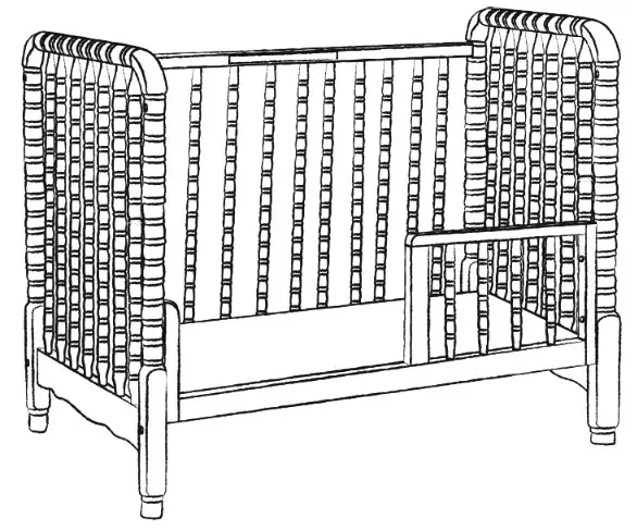 DAVINCI M7398 Jenny Lind - Conversión de cama infantil