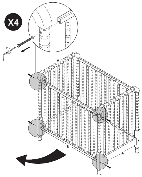 DAVINCI M7398 Jenny Lind - INSTRUCCIONES DE MONTAJE 21