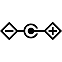 Polaridad del conector de alimentación de c.c.