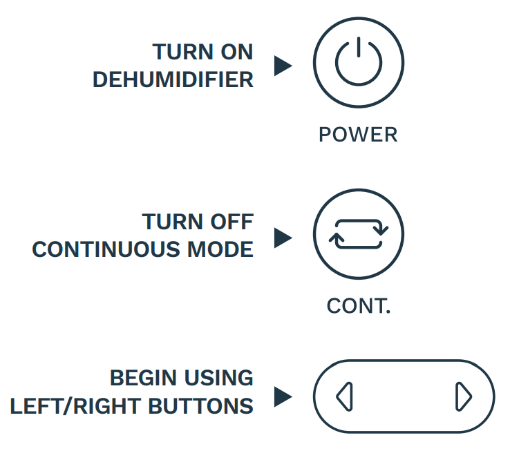 Deshumidificador hOmeLabs - botton