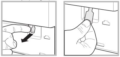 INDESIT Lavadora-secadora - Apertura manual de la puerta de ojo de buey 2